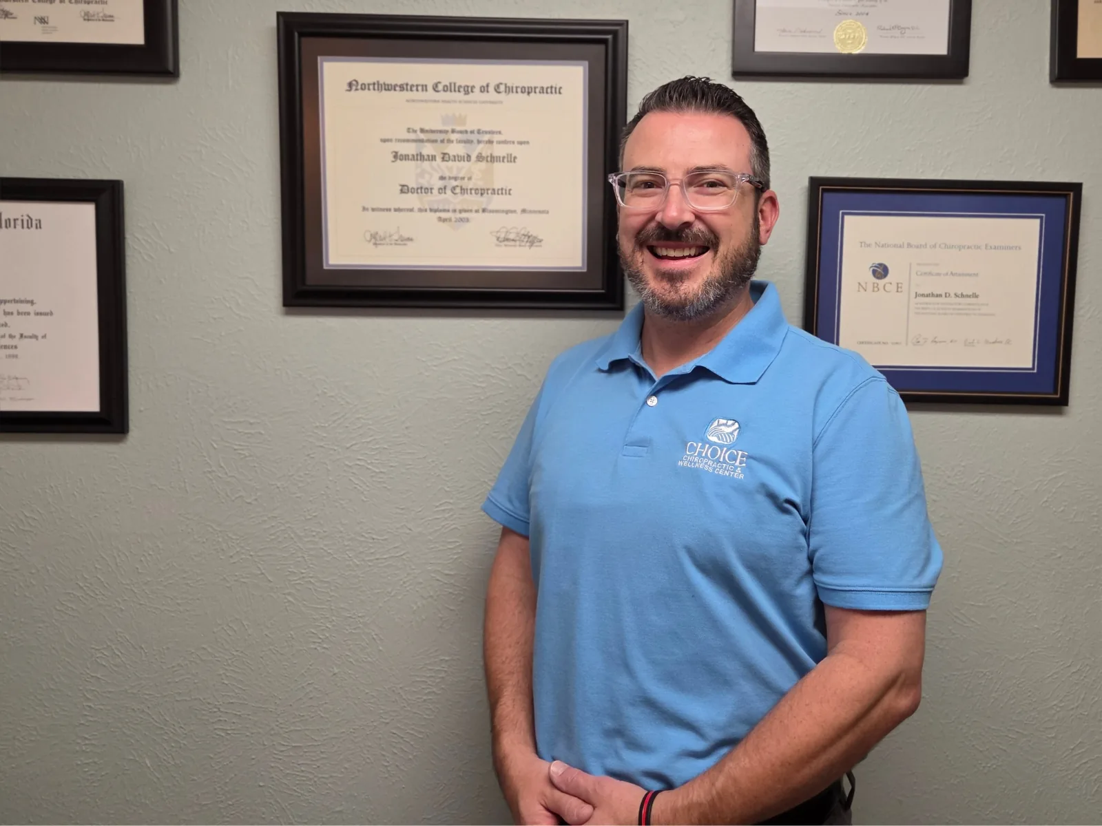 Dr. Jonathan Schnelle at Choice Chiropractic & Wellness Center in Boulder